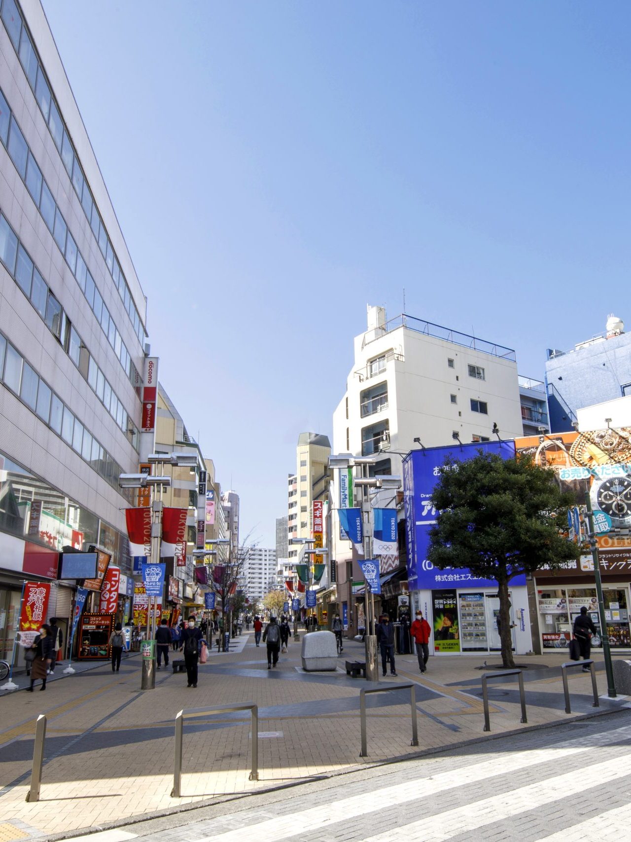 西放射線ユーロードの風景